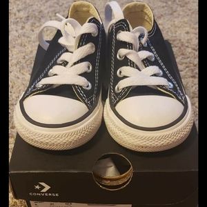 Black converse toddler shoes